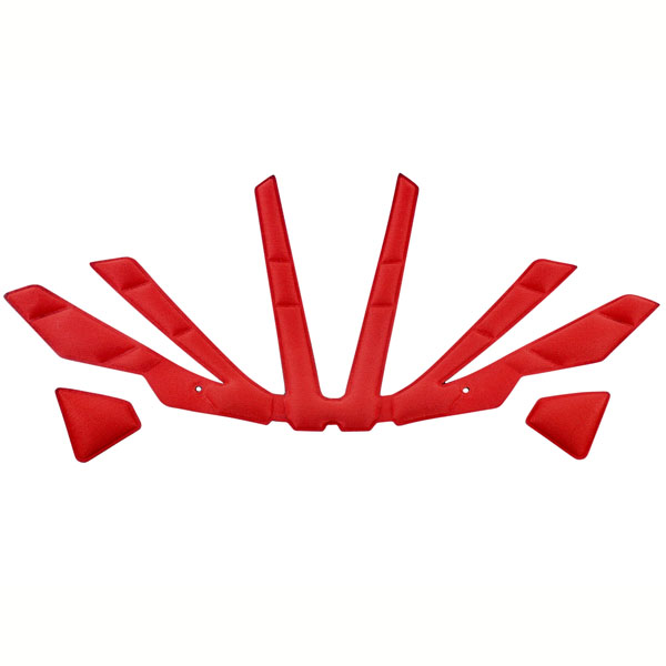 Pad Kit for Bontrager Lithos/Rally Helmet Red